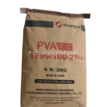 Alcool polivinilico Shuangxin PVA 1799a per film PVA